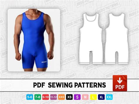 3D Pattern Wrestling Singlet