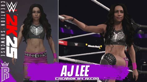 AJ Lee WWE 2K25 CAW