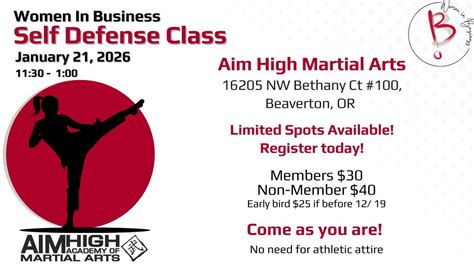 Aim High Martial Arts Students