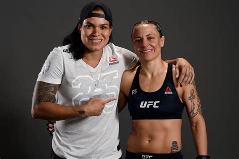 Amanda Nunes and Nina Ansaroff