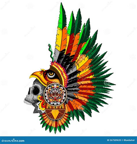 Aztec Eagle Warrior Mask