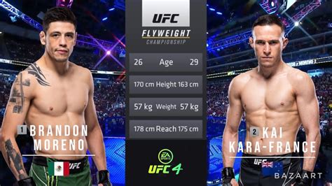 Brandon Moreno vs Kai Kara-France