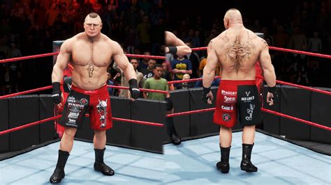 Brock Lesnar UFC WWE Attire Comparison