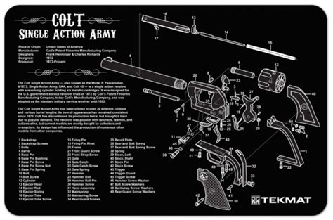 Colt Single Action Army Revolver Cutaway