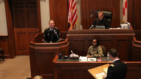 Court Martial Scene