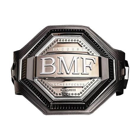 Customized BMF Title Belt