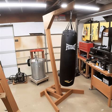DIY Punching Bag Stand