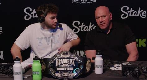 Dana White and Adin Ross