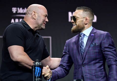 Dana White and Conor McGregor
