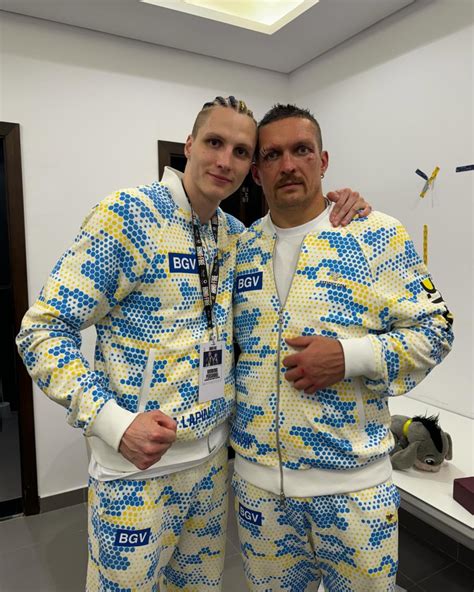 Daniel Lapin with Oleksandr Usyk