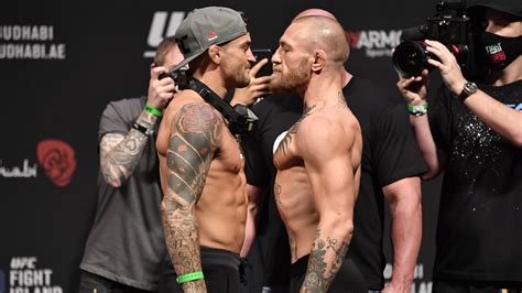Dustin Poirier at weigh-in