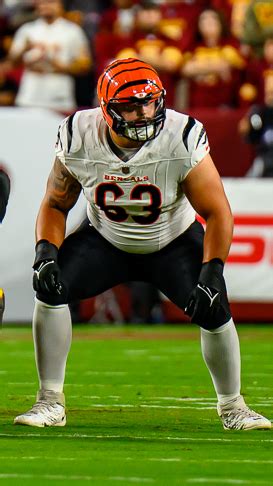 Dylan Fairchild with the Cincinnati Bengals
