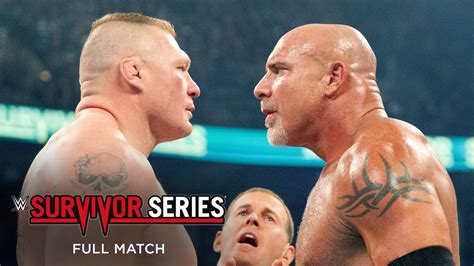 Goldberg vs Brock Lesnar