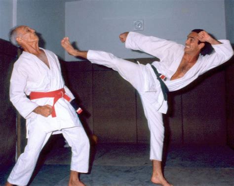 Helio Gracie and Pedro Valente