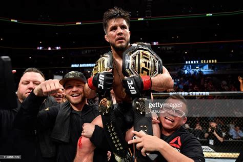 Henry Cejudo celebrates TKO victory