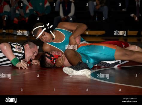 High School Wrestling Match