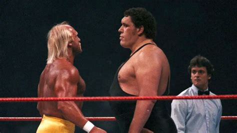 Hulk Hogan and Andre the Giant