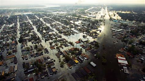 Hurricane Katrina devastation in New Orleans