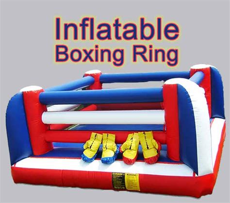 Inflatable boxing ring