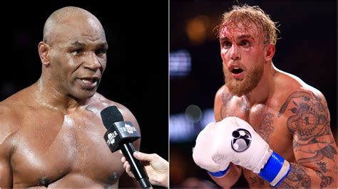 Jake Paul faces off with Mike Tyson