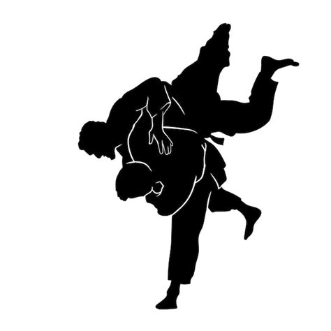 Judo Silhouette