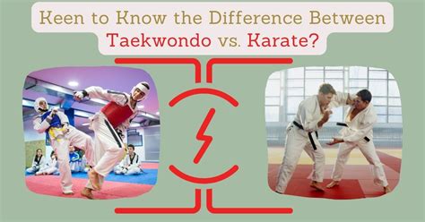 Karate vs Taekwondo