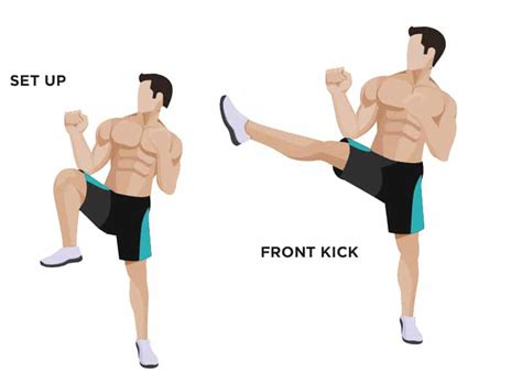Kickboxing Frontkick