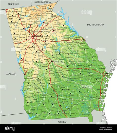 Map of Georgia