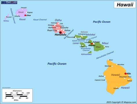 Map of Hawaii