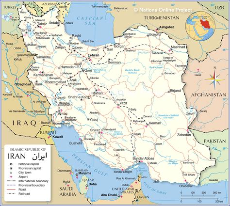 Map of Iran