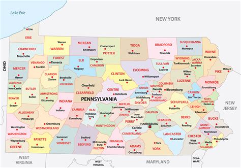 Map of Pennsylvania
