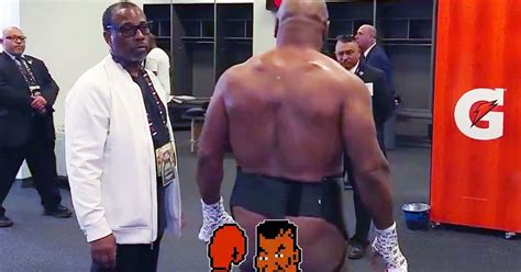 Mike Tyson's Buttcheeks