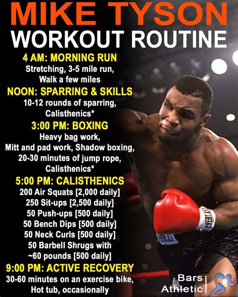 Mike Tyson Training