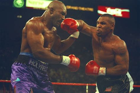 Mike Tyson and Evander Holyfield