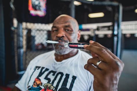 Mike Tyson and cannabis products