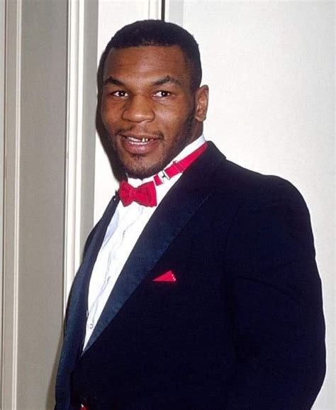 Mike Tyson in a suit