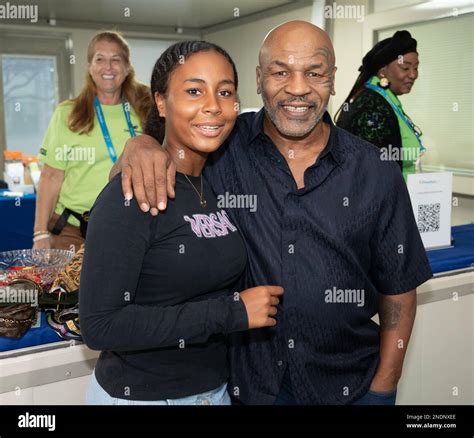 Milan Tyson with Mike Tyson