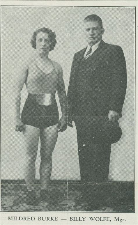 Mildred Burke and Billy Wolfe