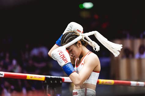 Muay Thai fighter with Mongkol