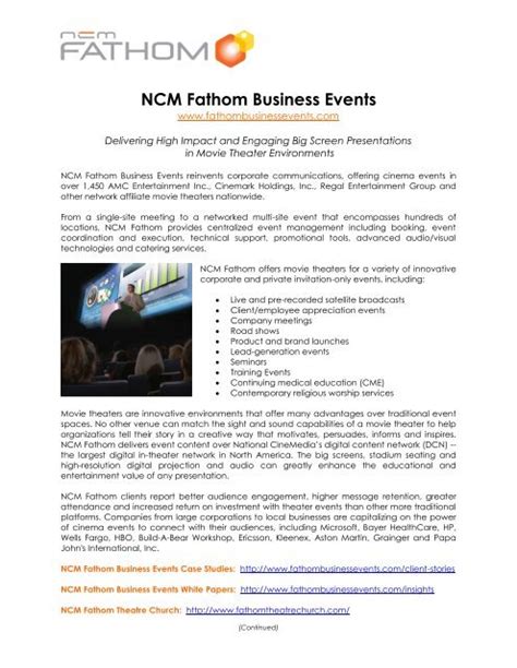 NCM Fathom