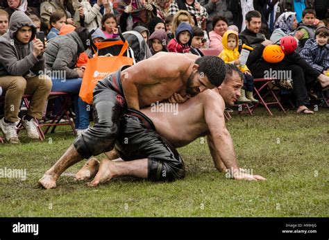 Oil Wrestling