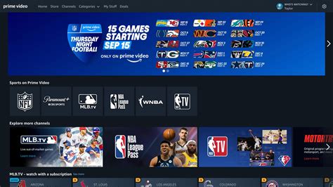 Prime Video Live Sports