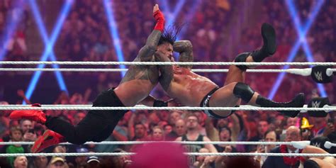 Randy Orton performing the RKO