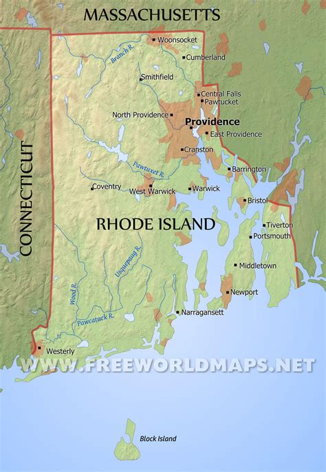 Rhode Island Map