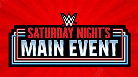 Saturday Night's Main Event Logo