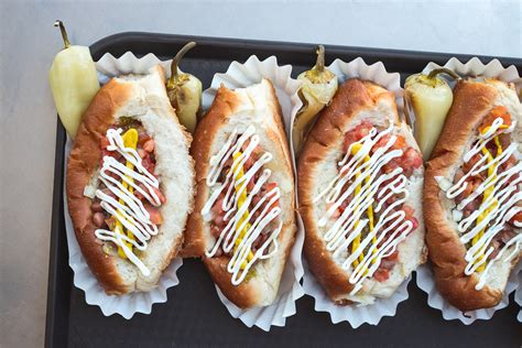 Sonoran Hot Dog at El Güero Canelo
