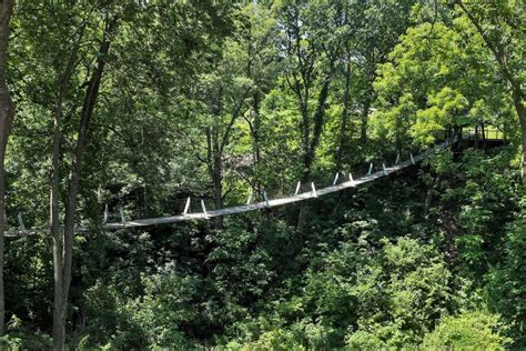 Swinging Bridge in Columbus Junction