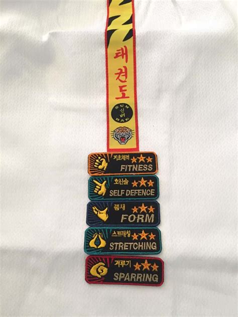 Taekwondo Patches