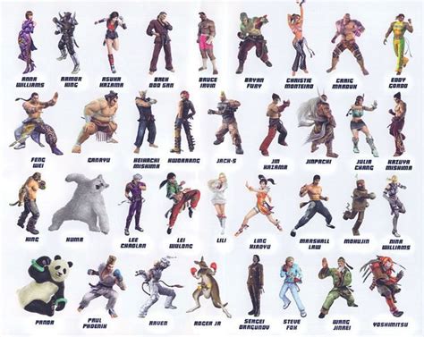 Tekken Fighting Styles