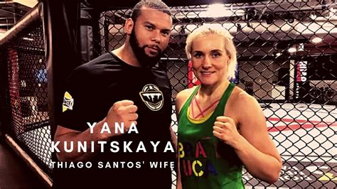 Thiago Santos and Yana Kunitskaya
